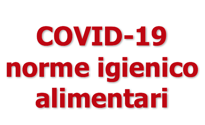 CMO Centro di Medicina Occupazionale Emergenza COVID-19 e alimentazione