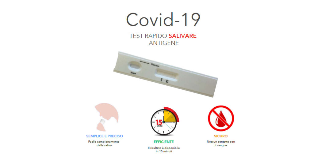 Vendita Test rapidi salivari Covid-19