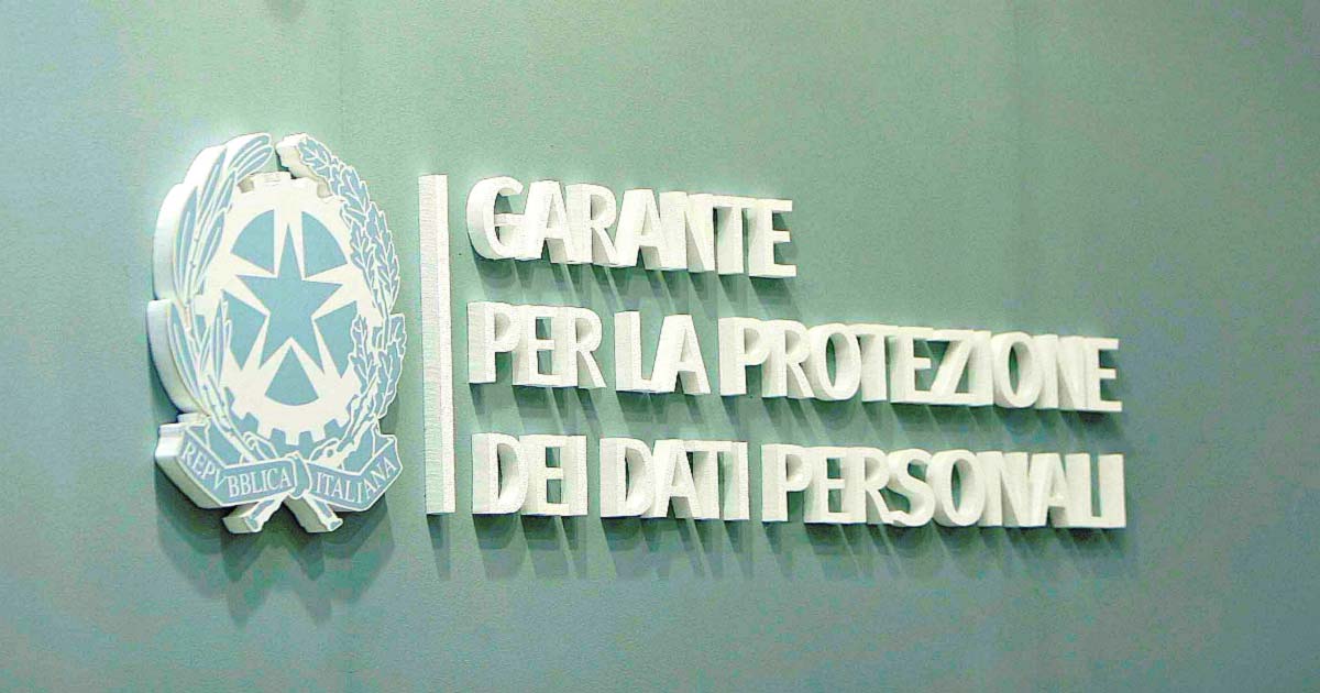 Protocollo INL - Garante Privacy